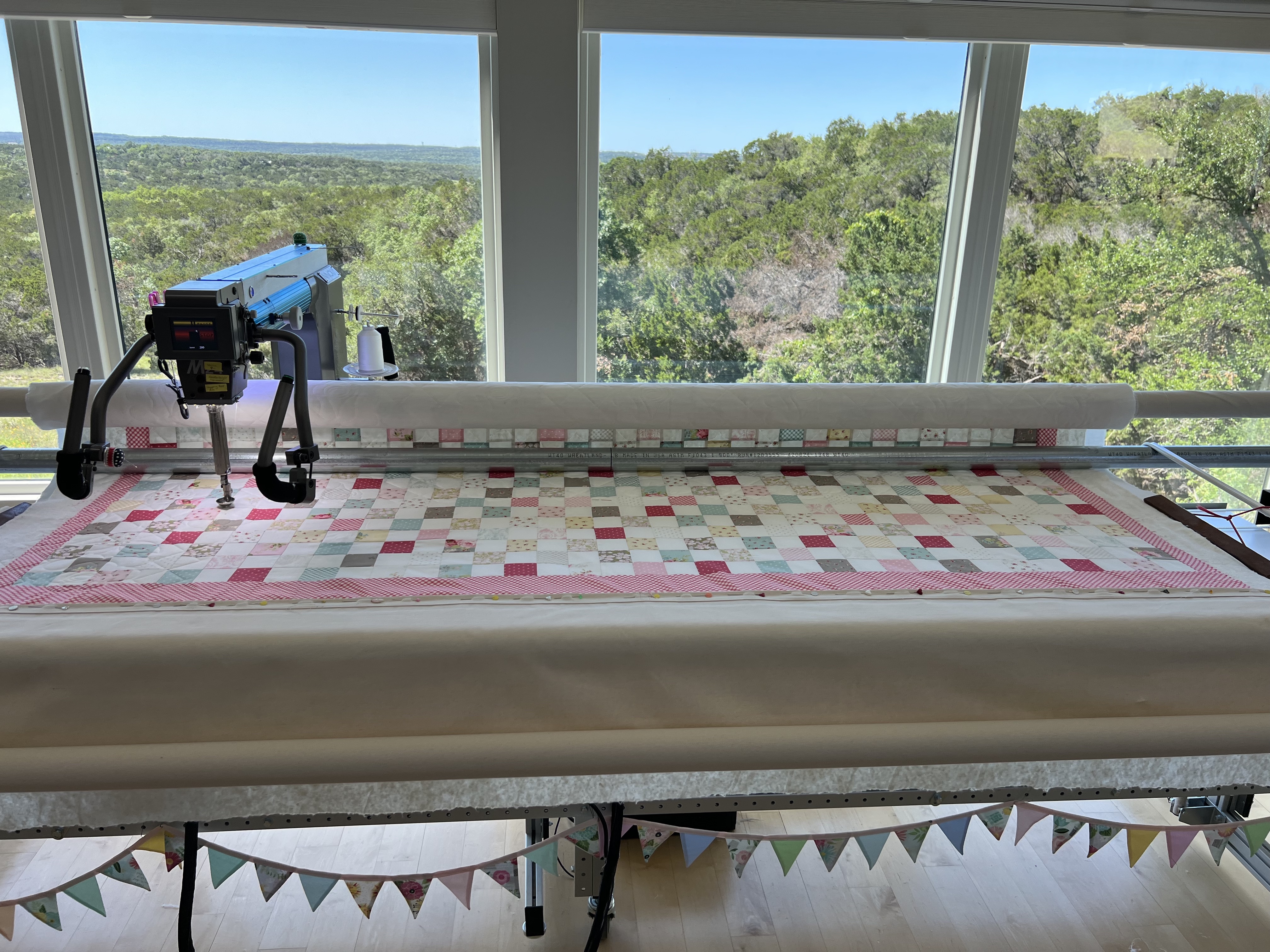 Here is where your quilting will be done. 
